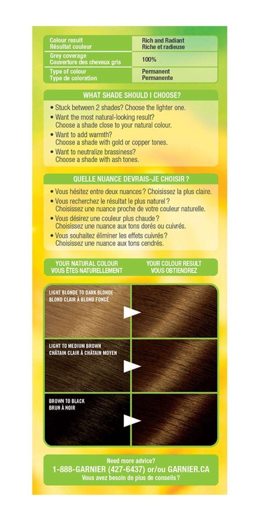 garnier hair dye nutrisse cream 53 medium golden brown 0770103447094 extra2