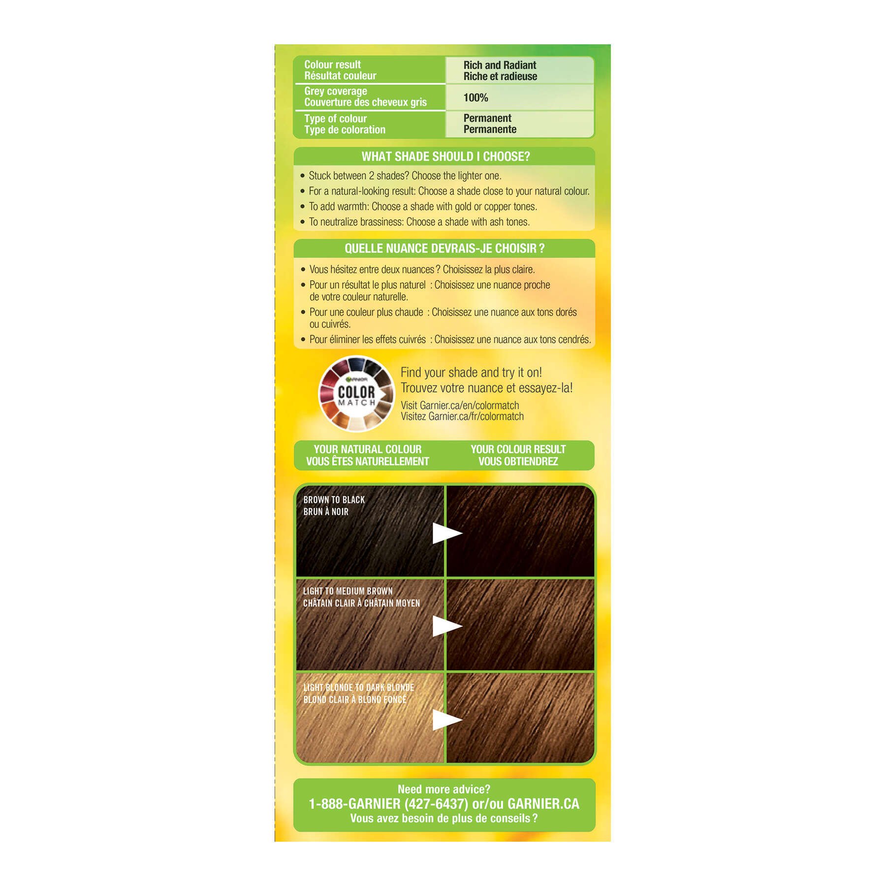 garnier hair dye nutrisse cream 535 medium golden mahogany brown 770103447100 left