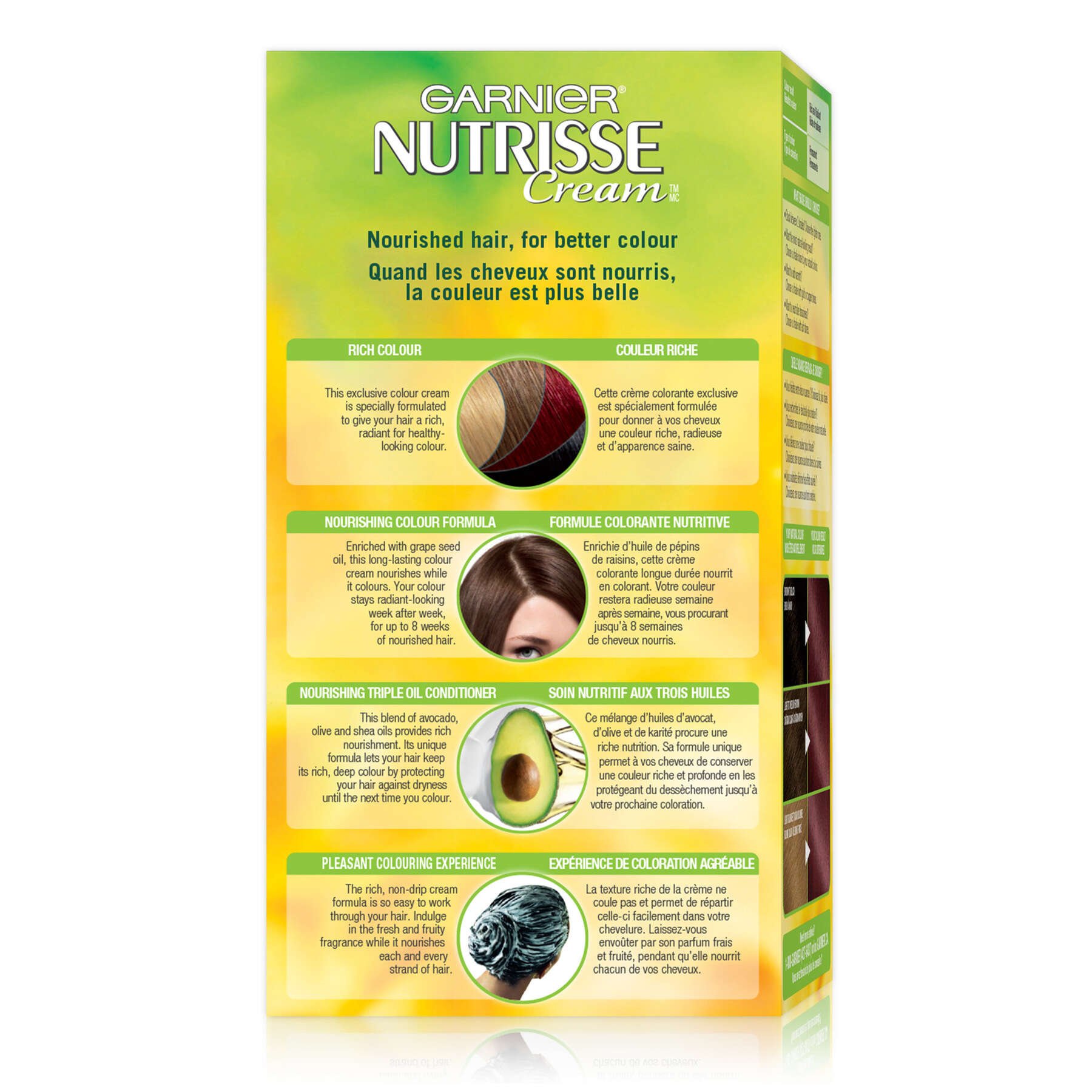 garnier hair dye nutrisse cream 550 medium burgundy 0603084558995 extra