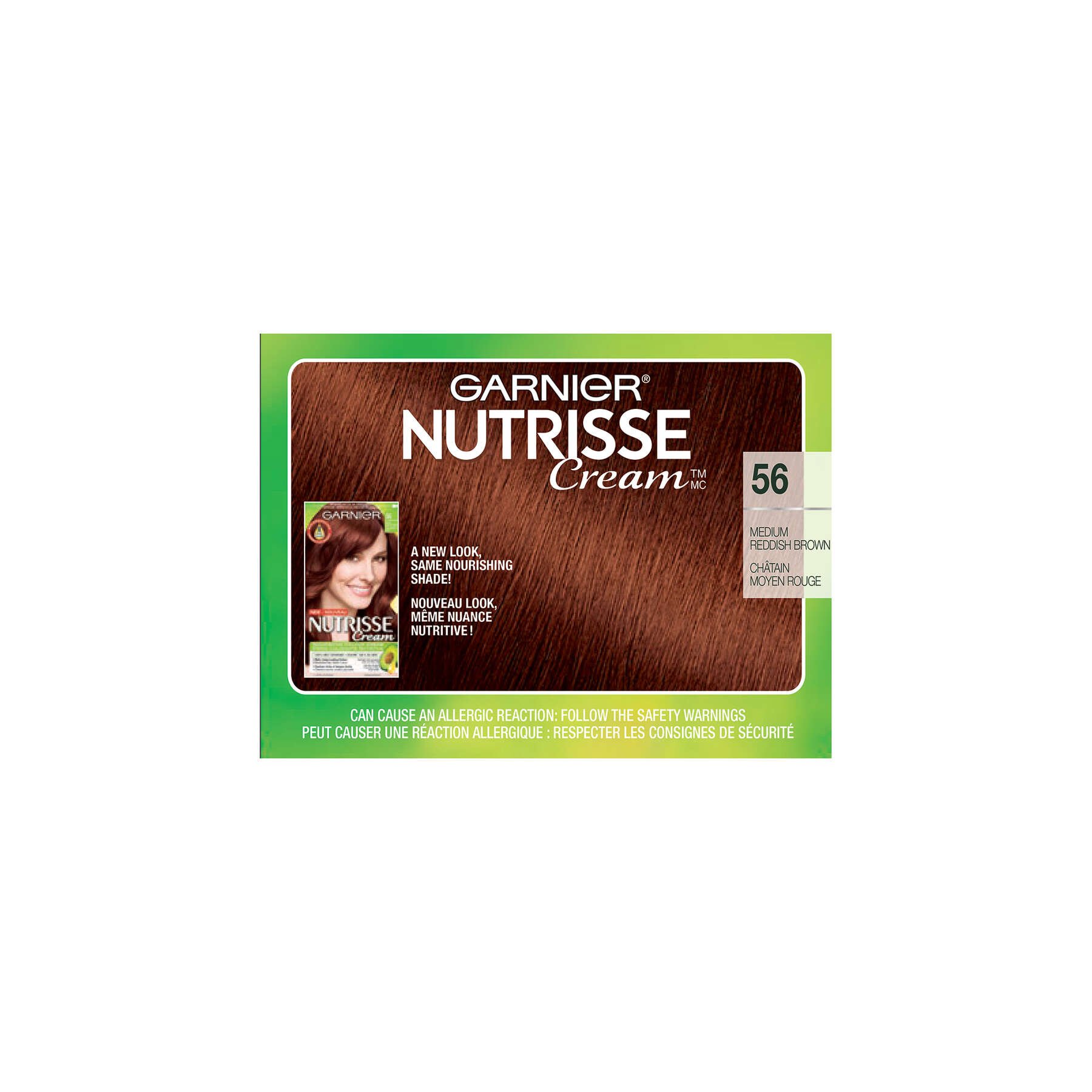 garnier hair dye nutrisse cream 56 medium reddish brown 0770103447131 top