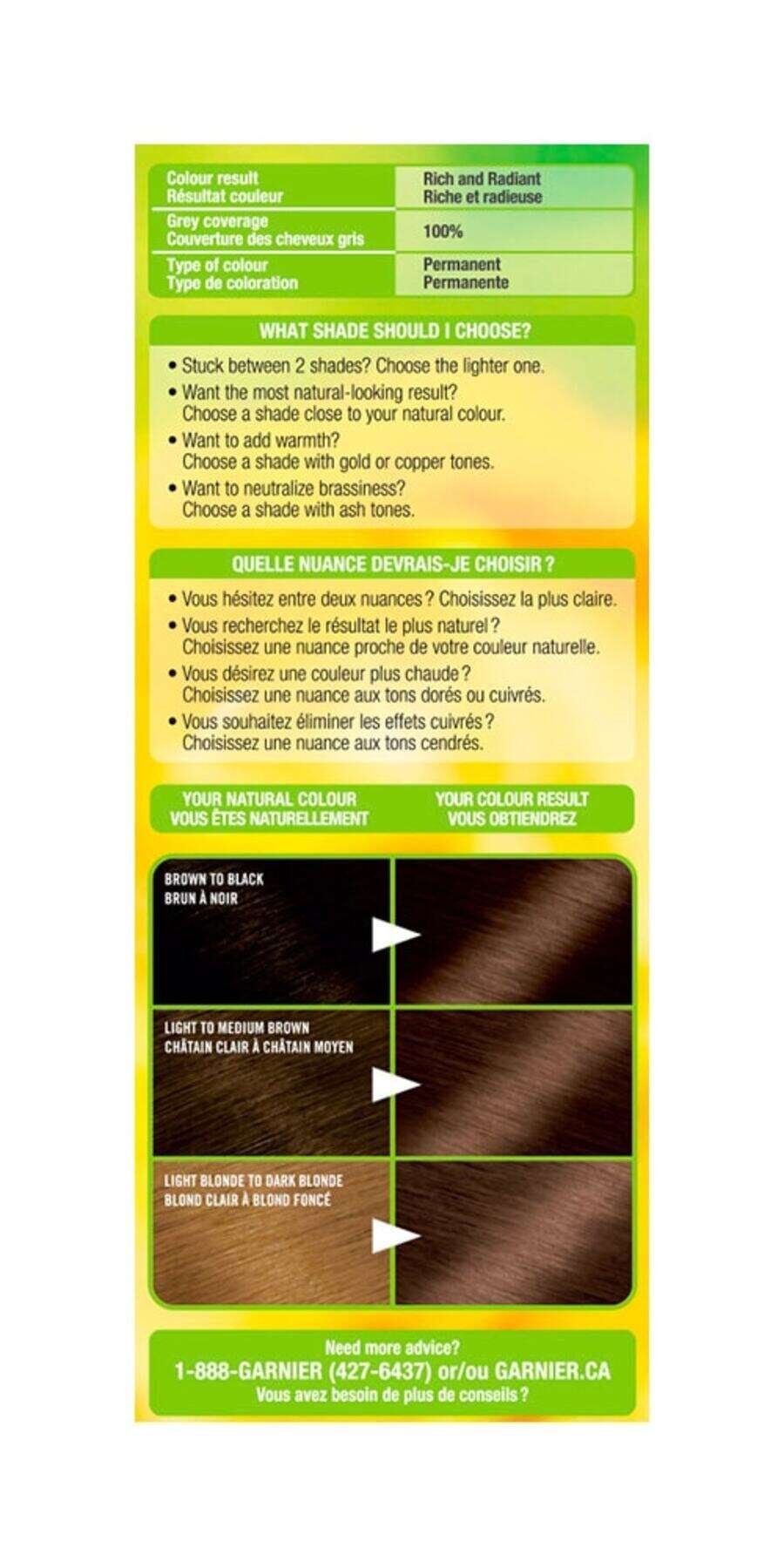 garnier hair dye nutrisse cream 600 light neutral brown 0603084488995 extra2
