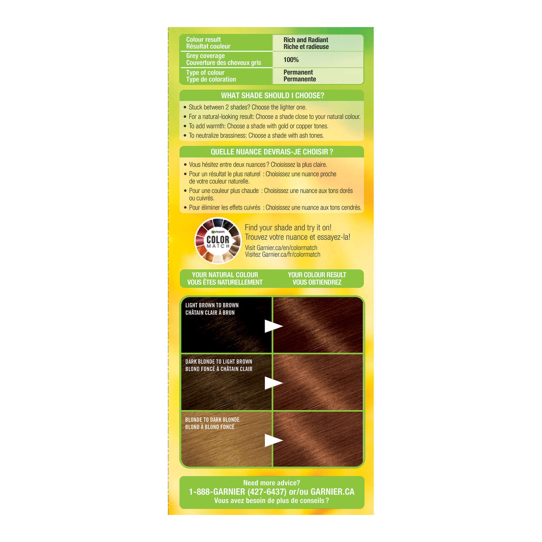 garnier hair dye nutrisse cream 623 crystal fizz 603084469352 left