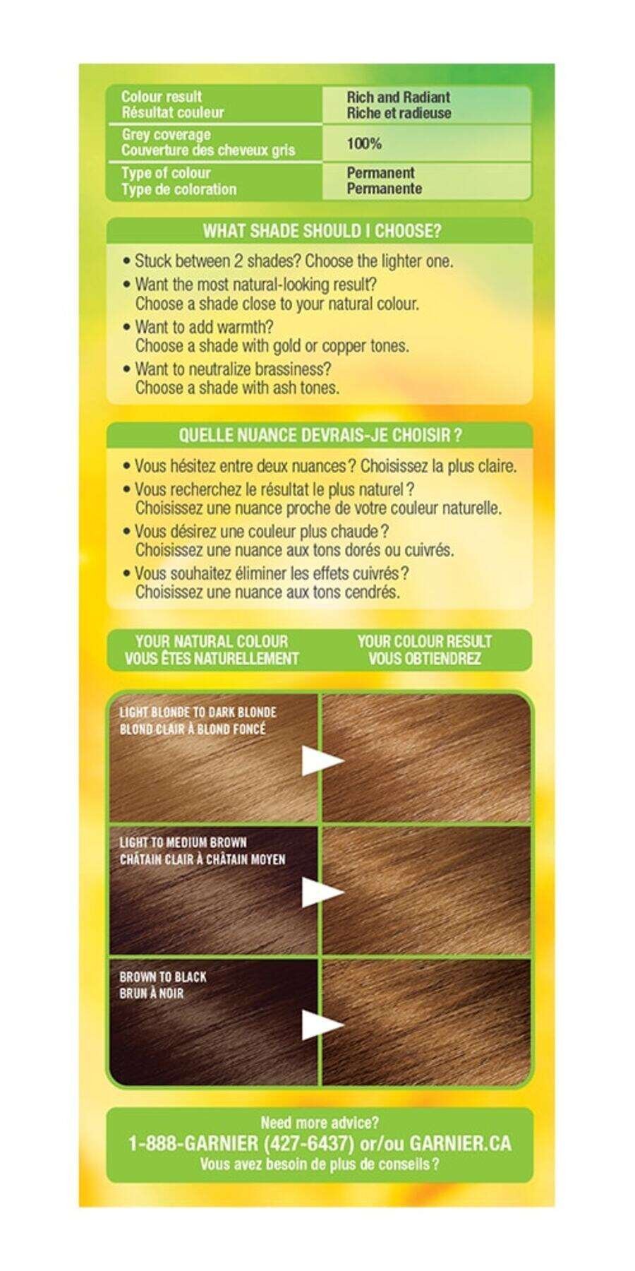 garnier hair dye nutrisse cream 63 light golden brown 0770103447162 extra2