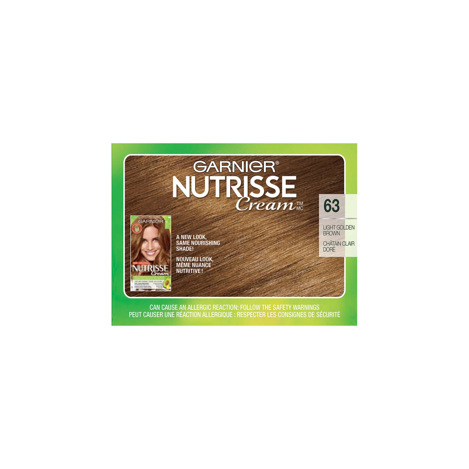 garnier hair dye nutrisse cream 63 light golden brown 770103447162 top