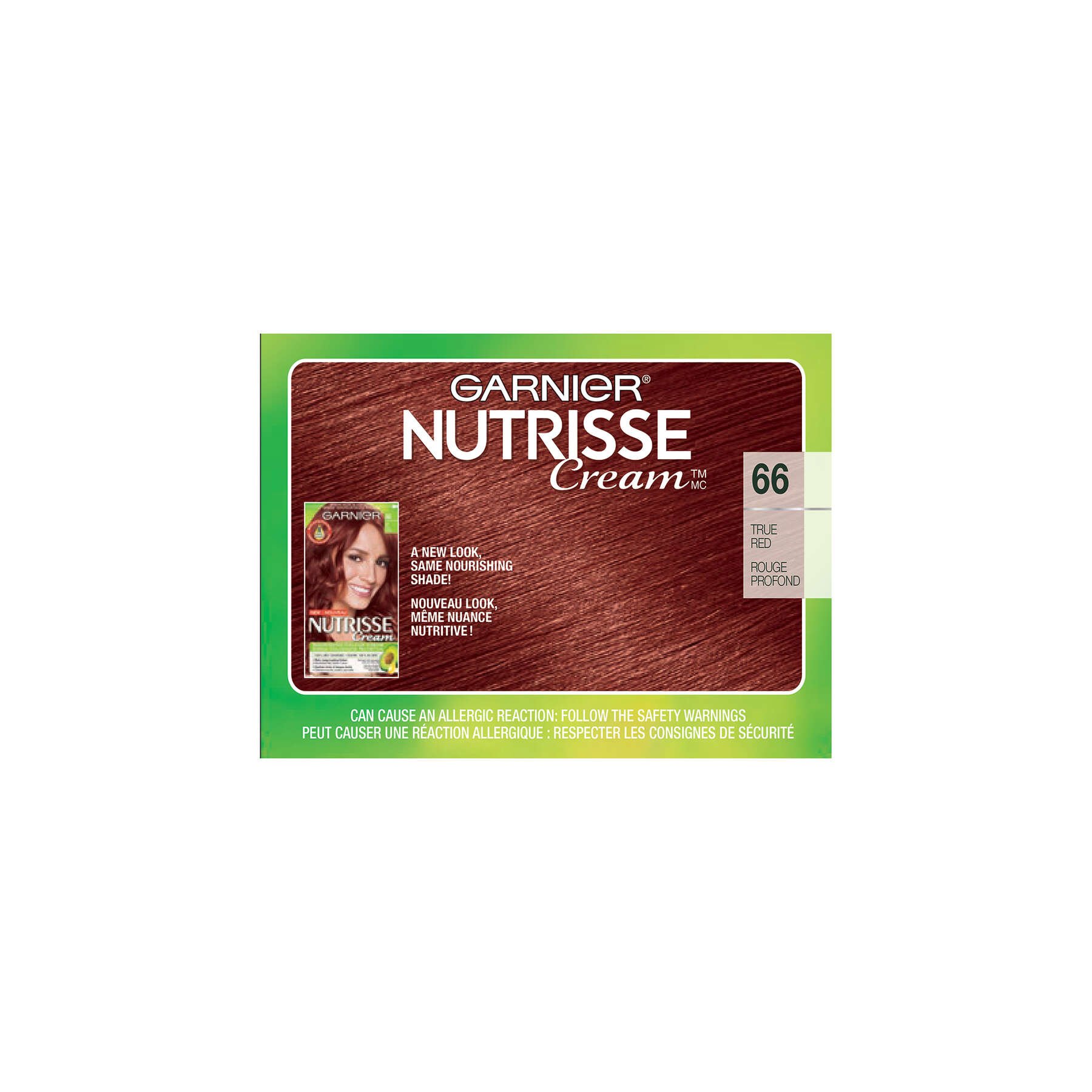 garnier hair dye nutrisse cream 66 true red 0770103447186 top