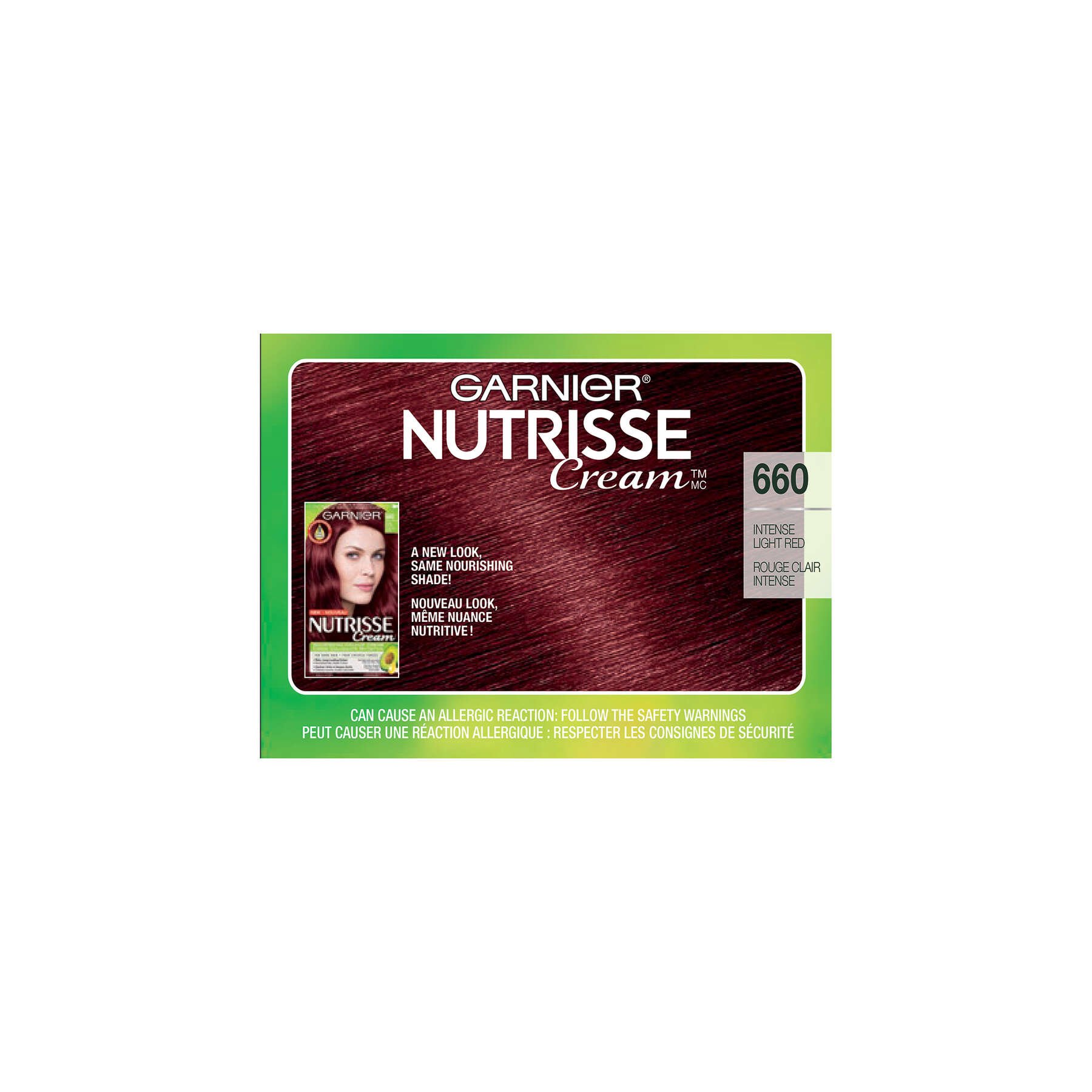 garnier hair dye nutrisse cream 660 intense light red 603084237227 top