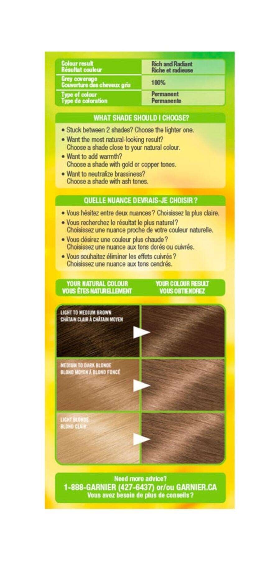 garnier hair dye nutrisse cream 71 dark ash blonde 0603084494910 extra2