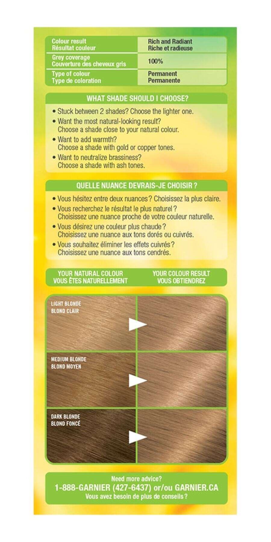 garnier hair dye nutrisse cream 81 medium ash blonde 0603084426713 extra2