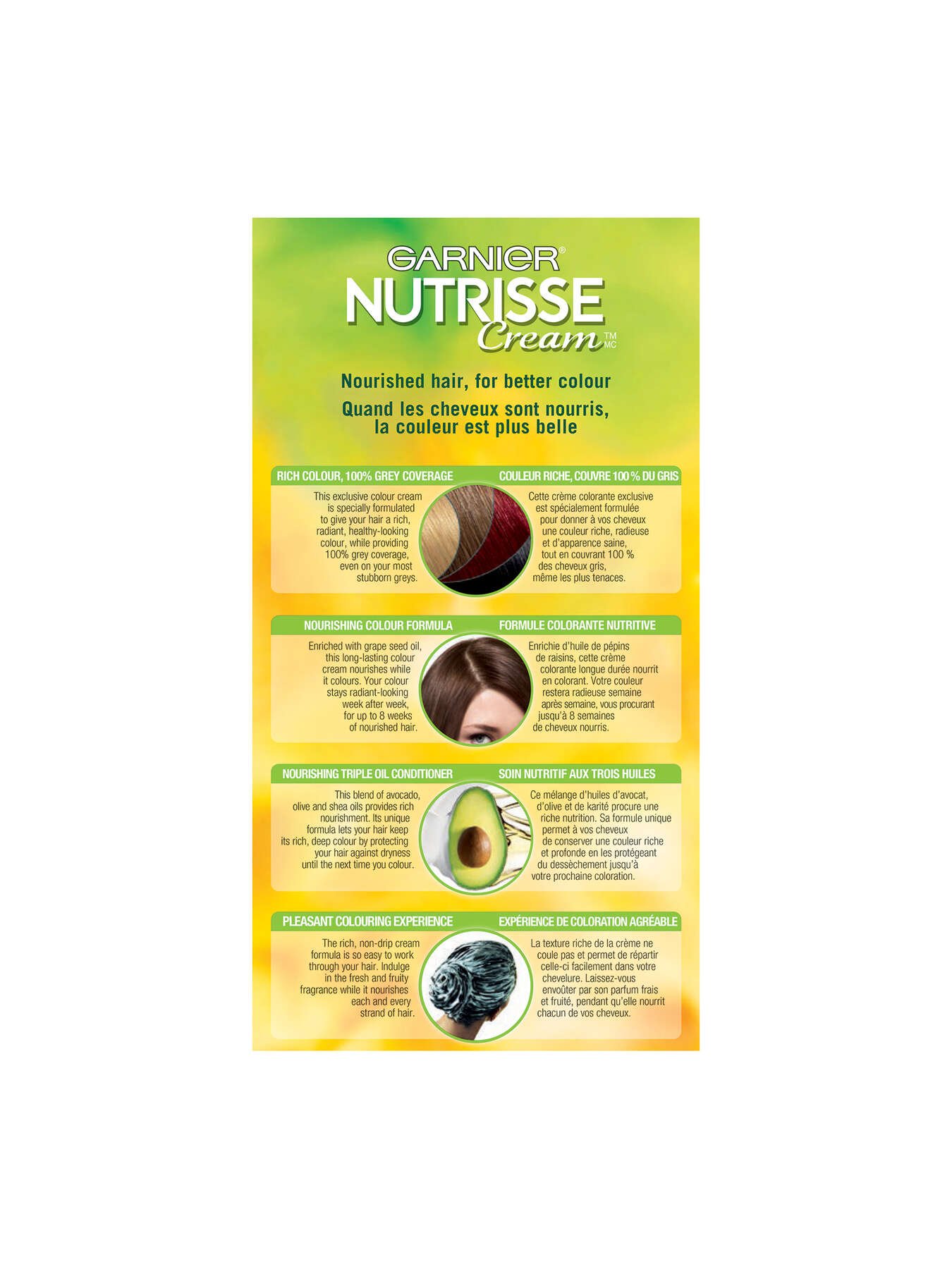 garnier hair dye nutrisse cream 90 light natural blonde 770103447278 t2