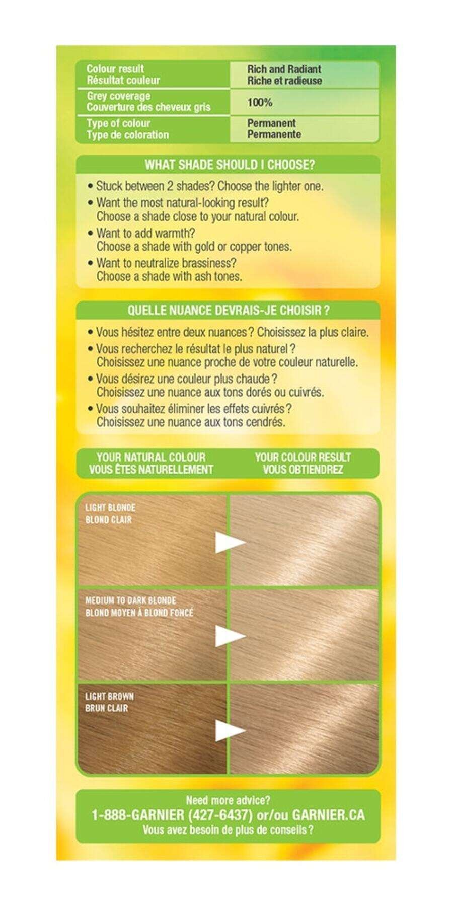 garnier hair dye nutrisse cream 91 light ash blonde 0603084435029 extra2