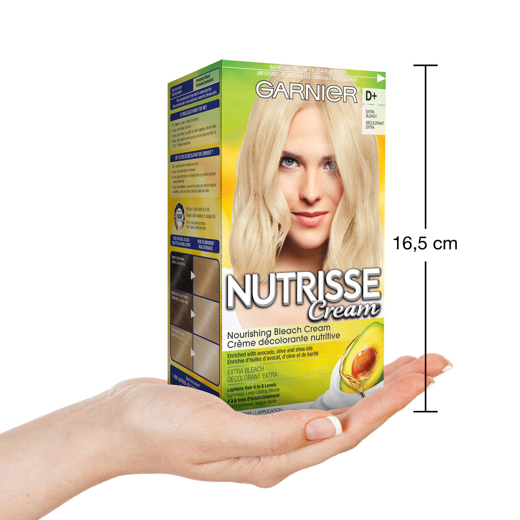 garnier hair dye nutrisse cream d extra bleach 0603084196517 inhand