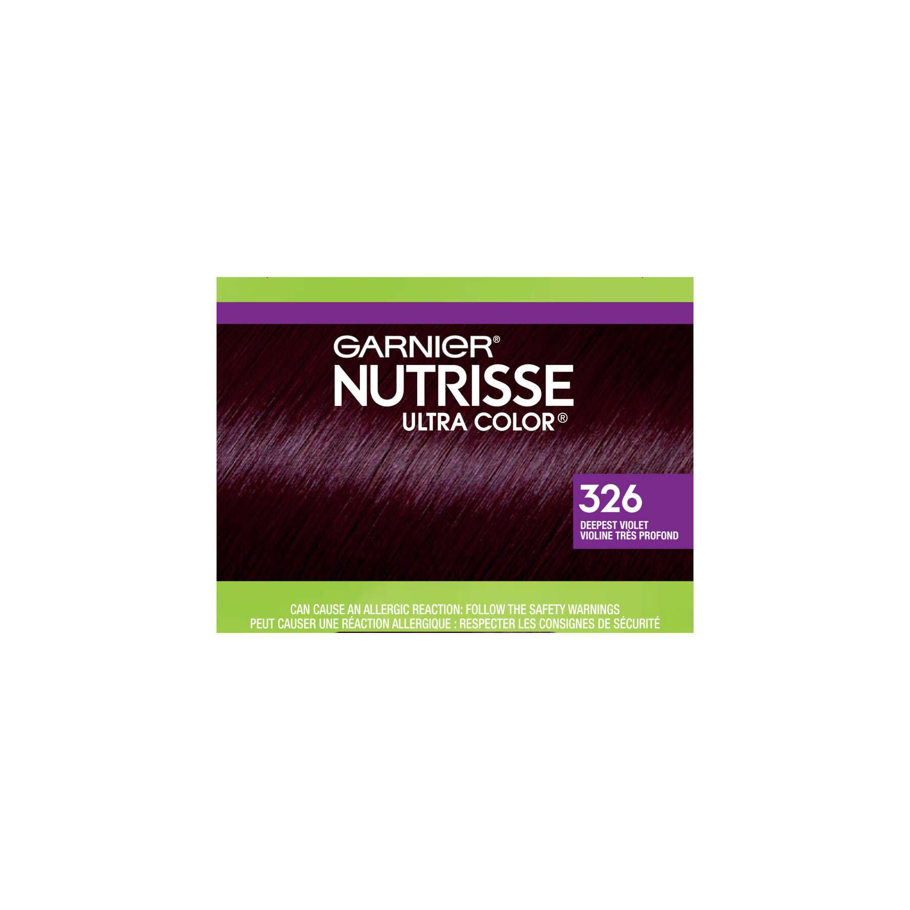 garnier hair dye nutrisse ultra color 326 deepest violet 603084412372 top