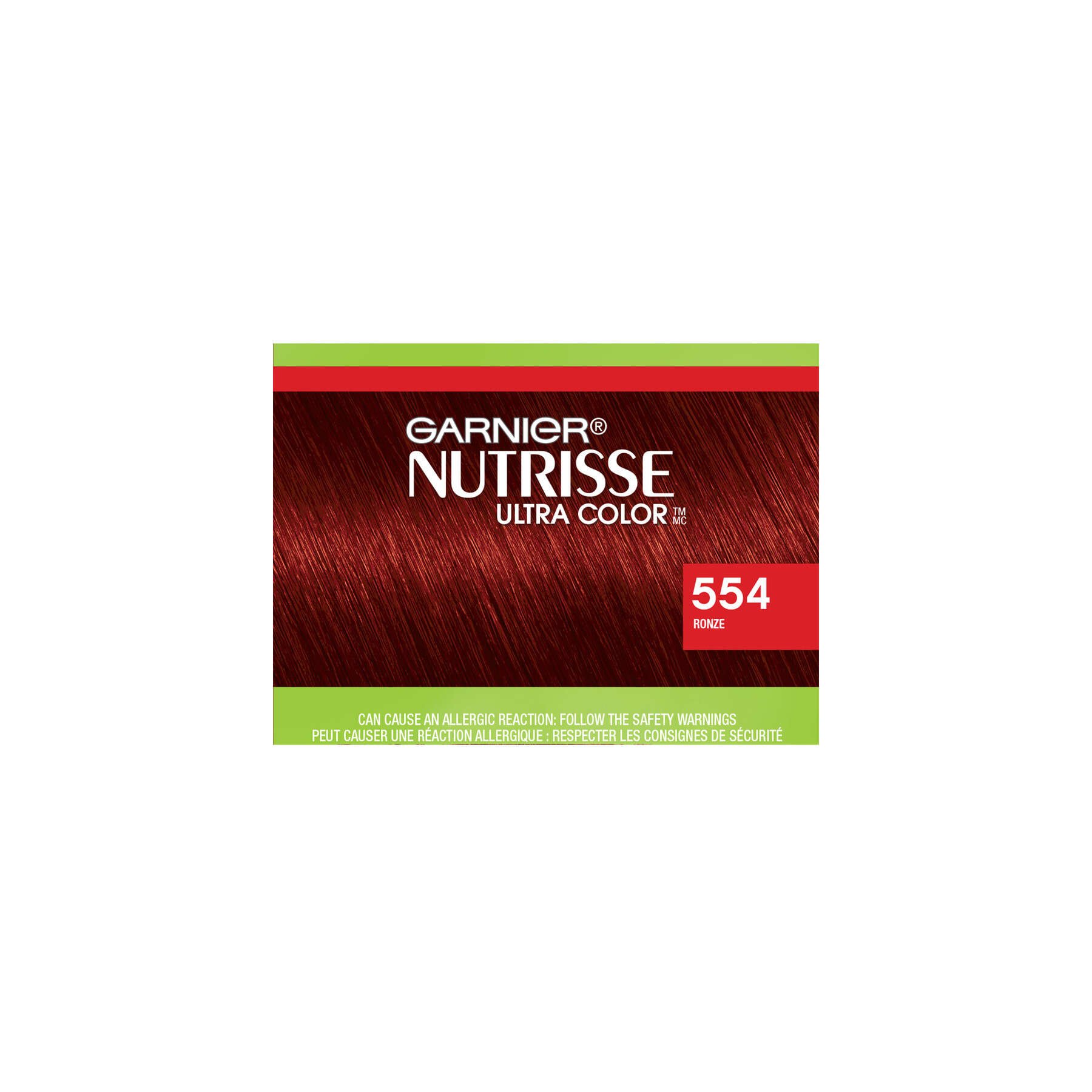 garnier hair dye nutrisse ultra color 554 ronze 0603084545094 swatch