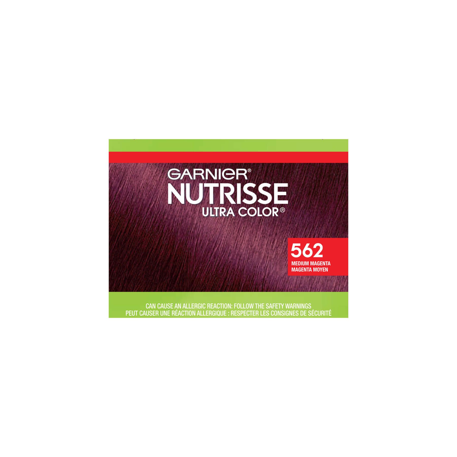 garnier hair dye nutrisse ultra color 562 medium magenta 0603084558957 top