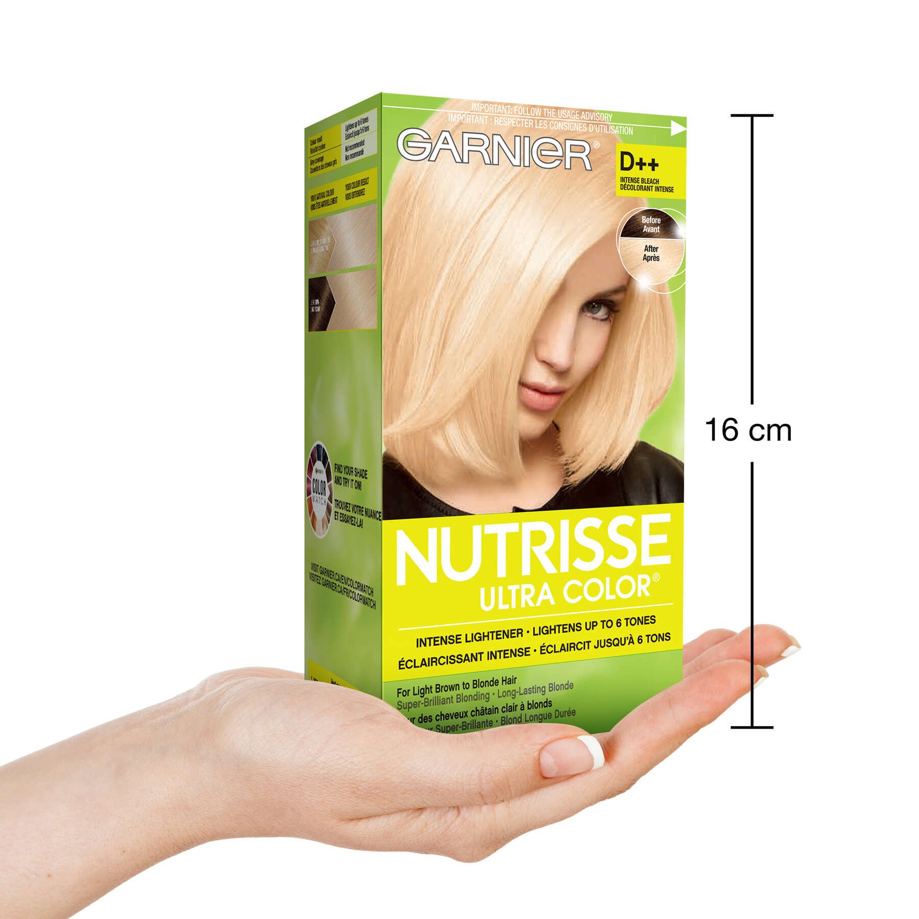 garnier hair dye nutrisse ultra color d plus plus intense bleach 603084480821 inhand