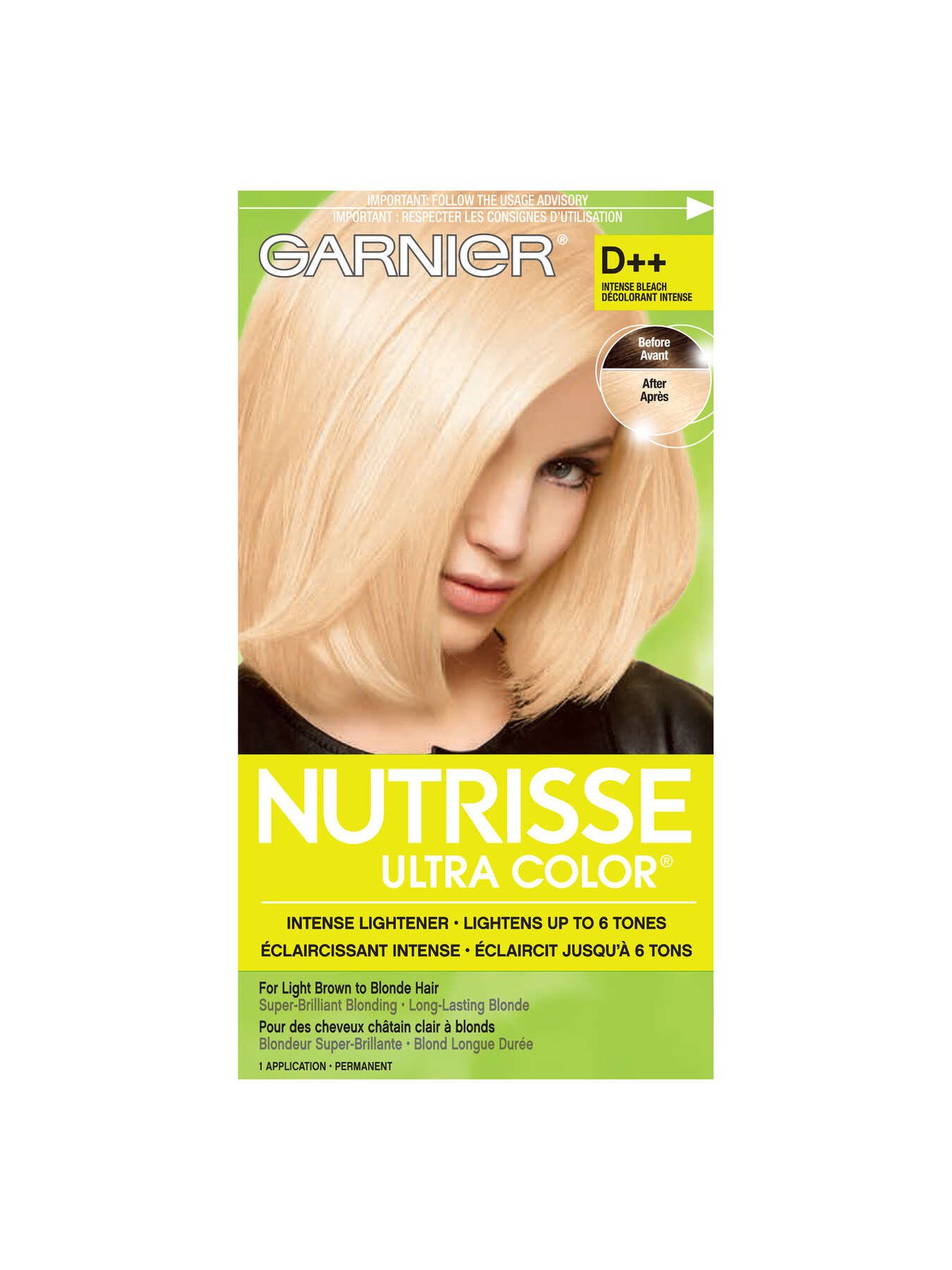 garnier hair dye nutrisse ultra color d plus plus intense bleach 603084480821 t1