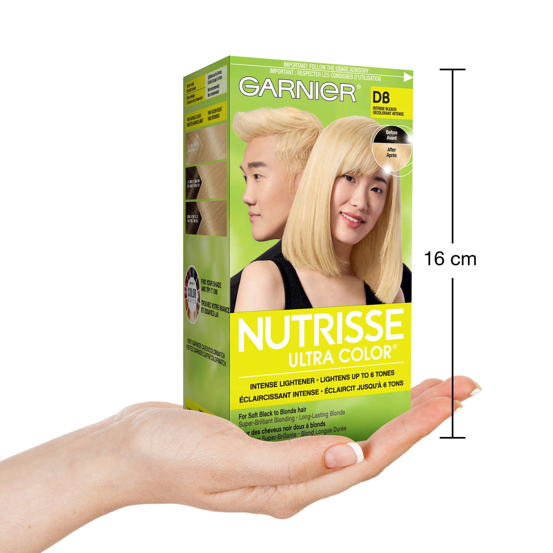 garnier hair dye nutrisse ultra color db intense bleach 603084498390 inhand