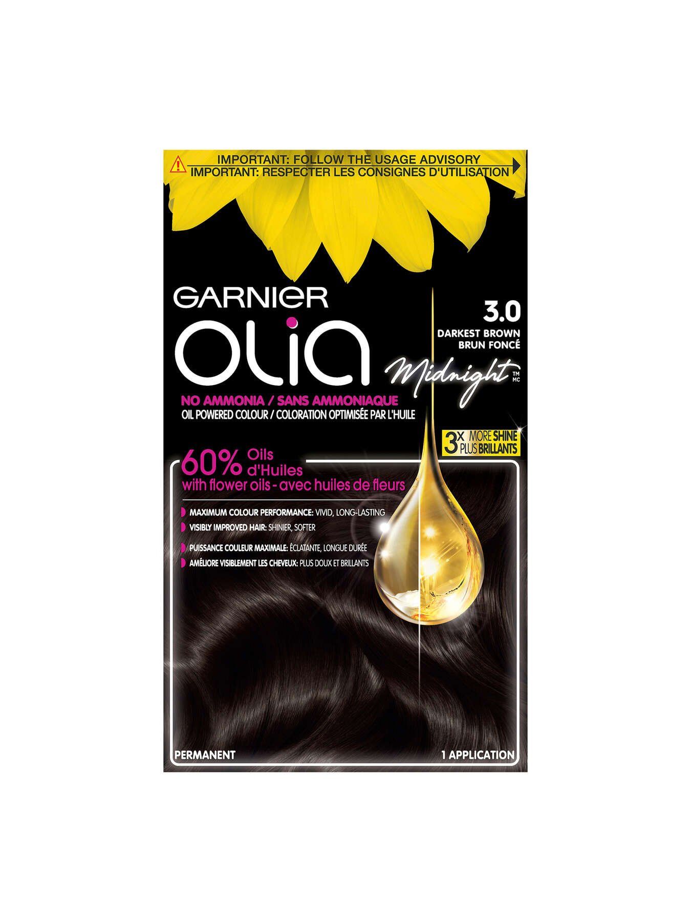3.0 – Darkest Brown | Garnier Olia