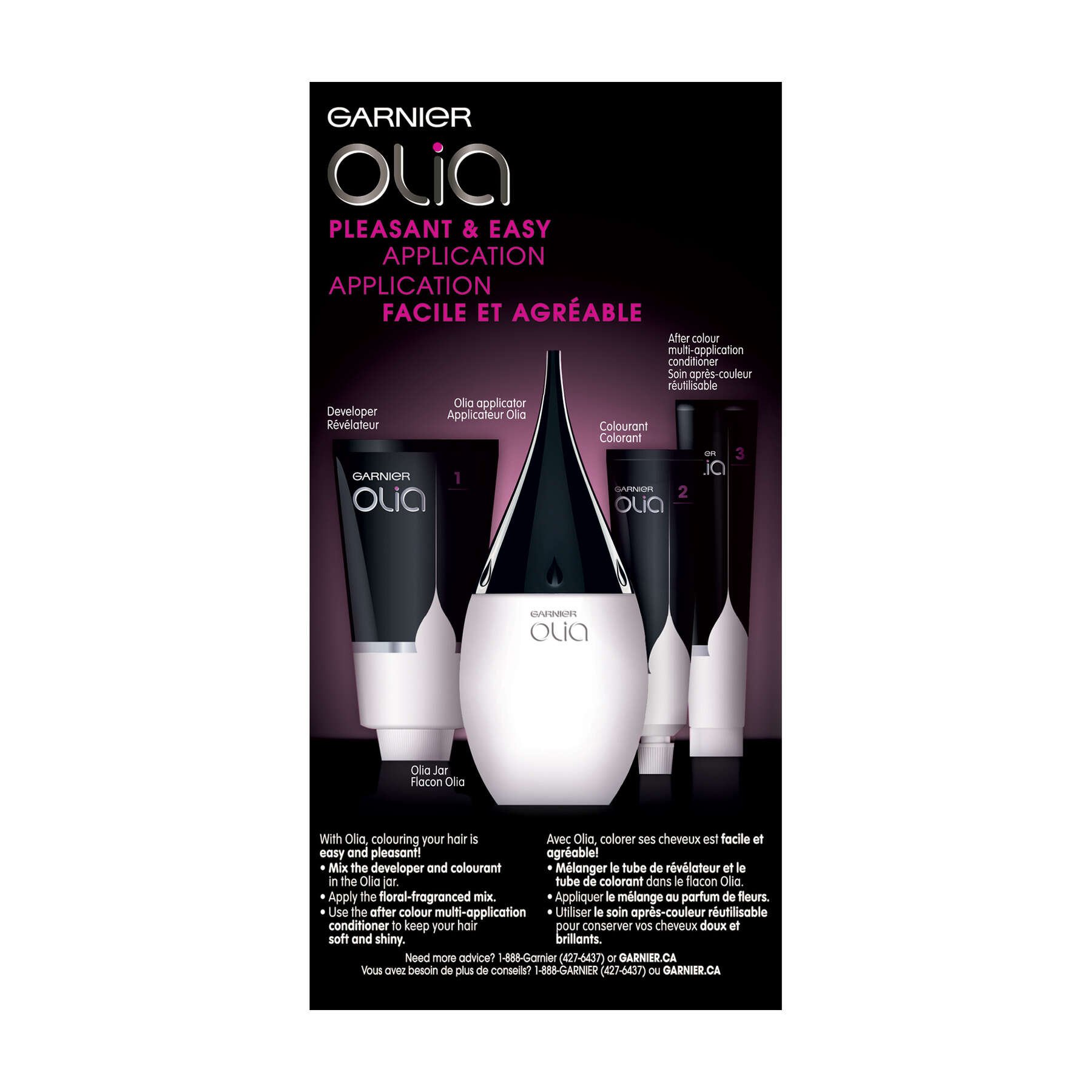 garnier hair dye olia 426 violet red 3600542122832 left