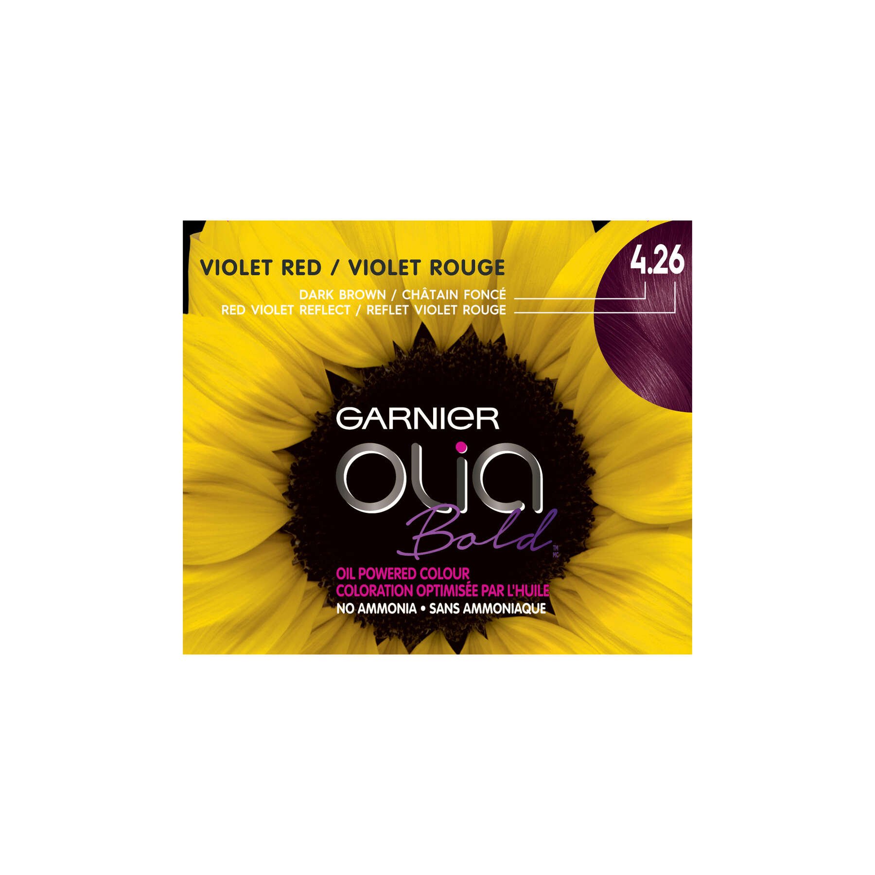 garnier hair dye olia 426 violet red 3600542122832 top