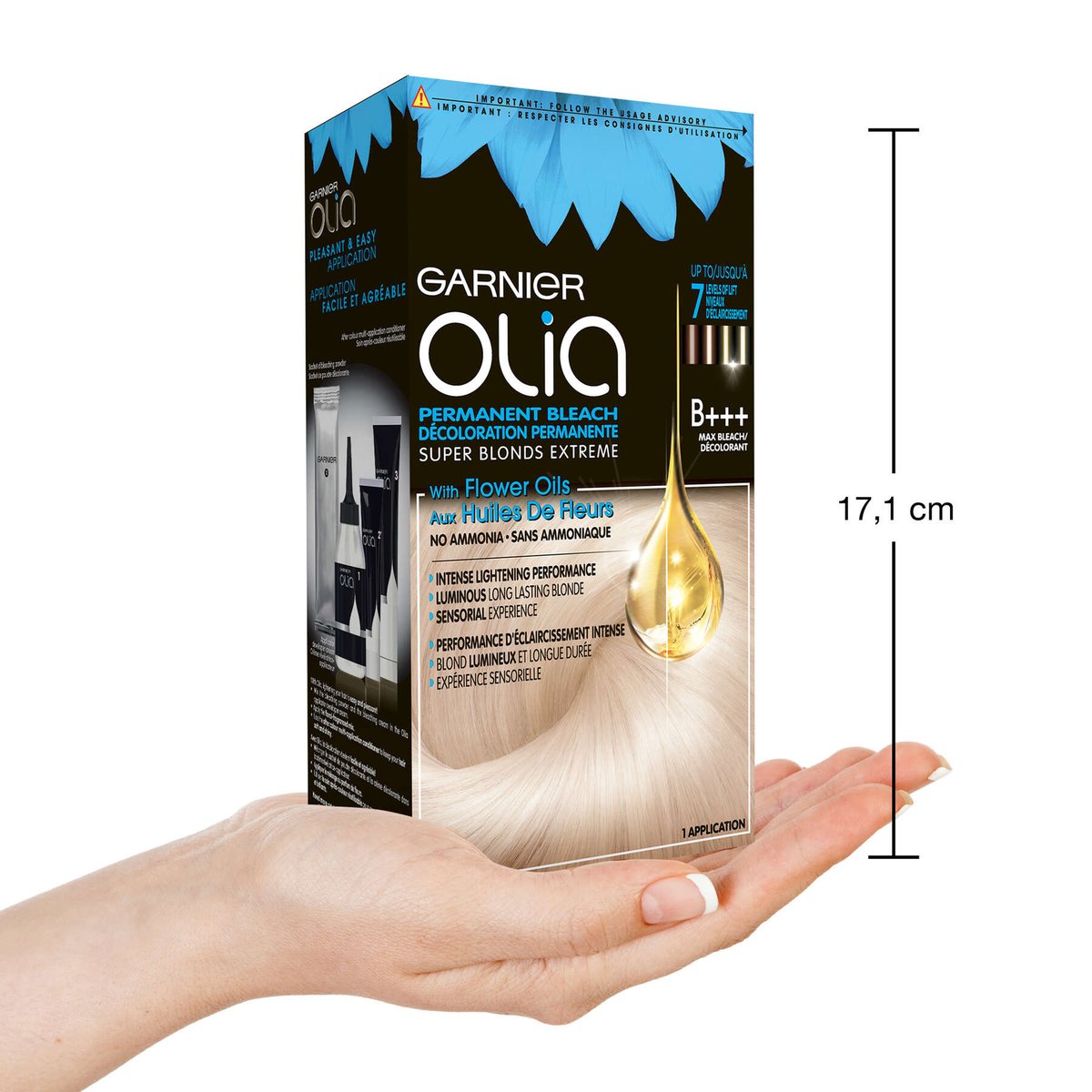 B+++ Max Bleach Luminous LongLasting Blond Garnier Olia