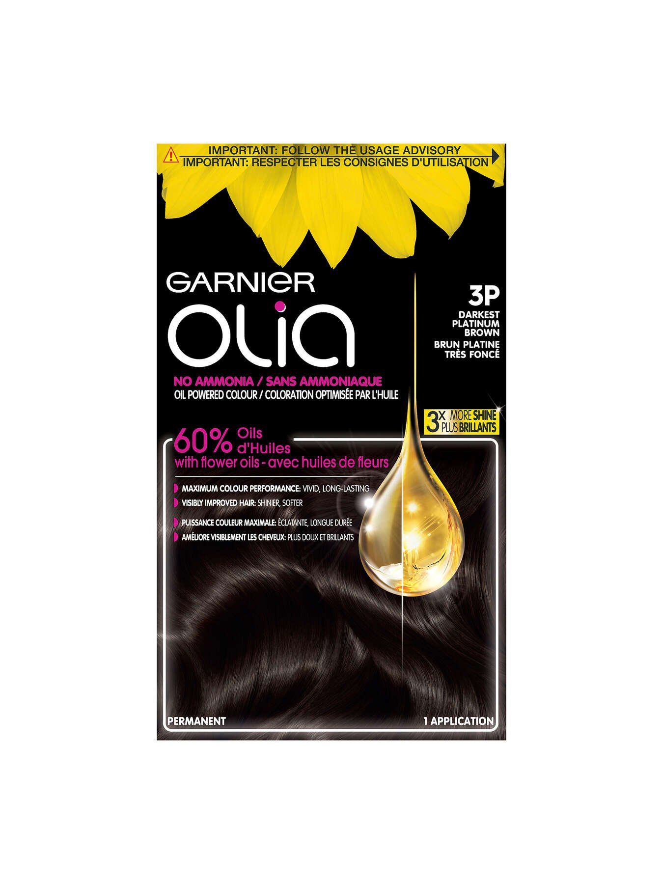 garnier hair dye olia darkest platinum brown 3p 3600542338936 t1