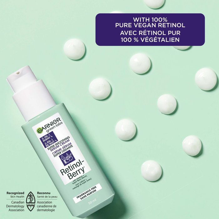 CrèmeSérum Super Lissante RetinolBerry Garnier Canada