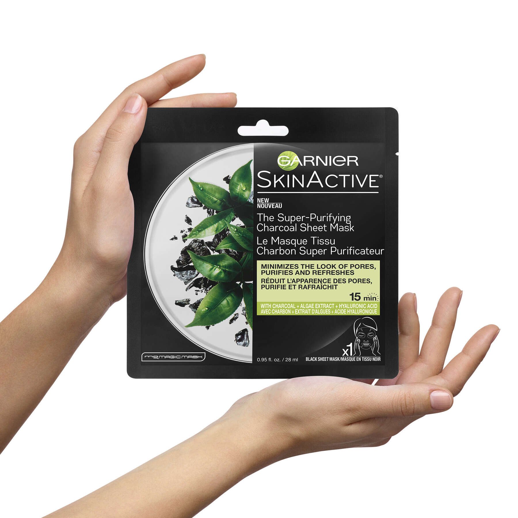 Moisture Bomb Hydrate Mask Charcoal Garnier Skin