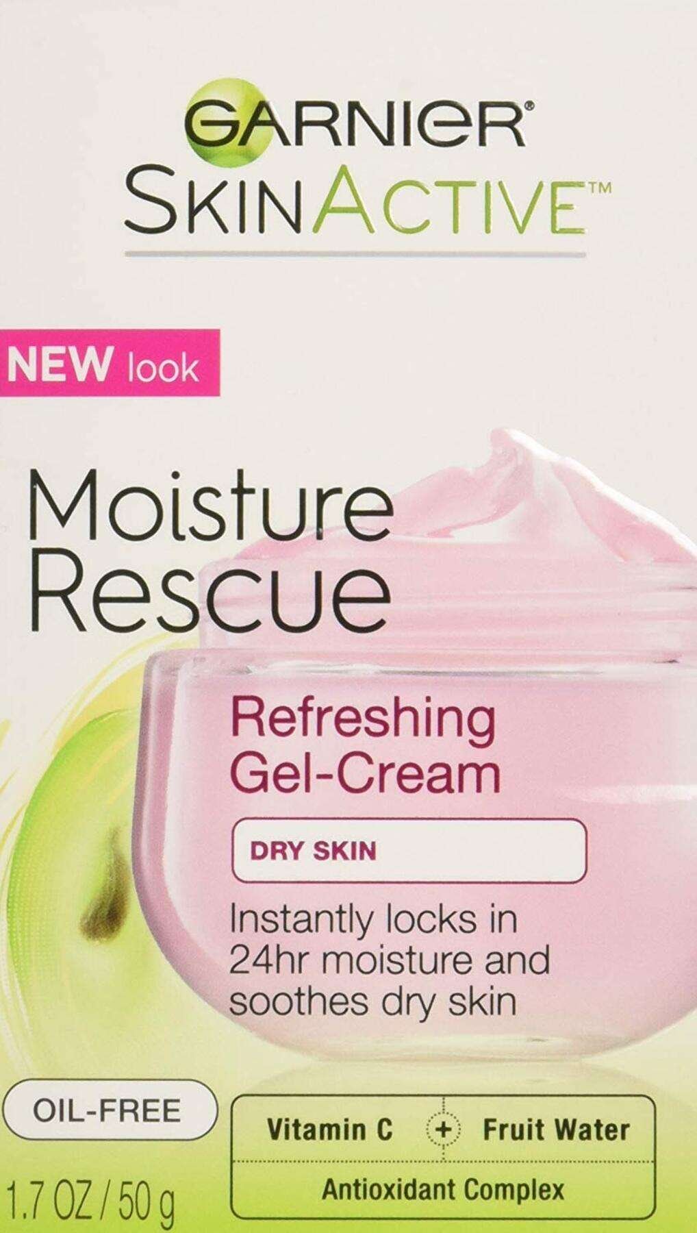 garnier cream skinactive moisture rescue refreshing gel cream for dry skin 603084287765 boxed