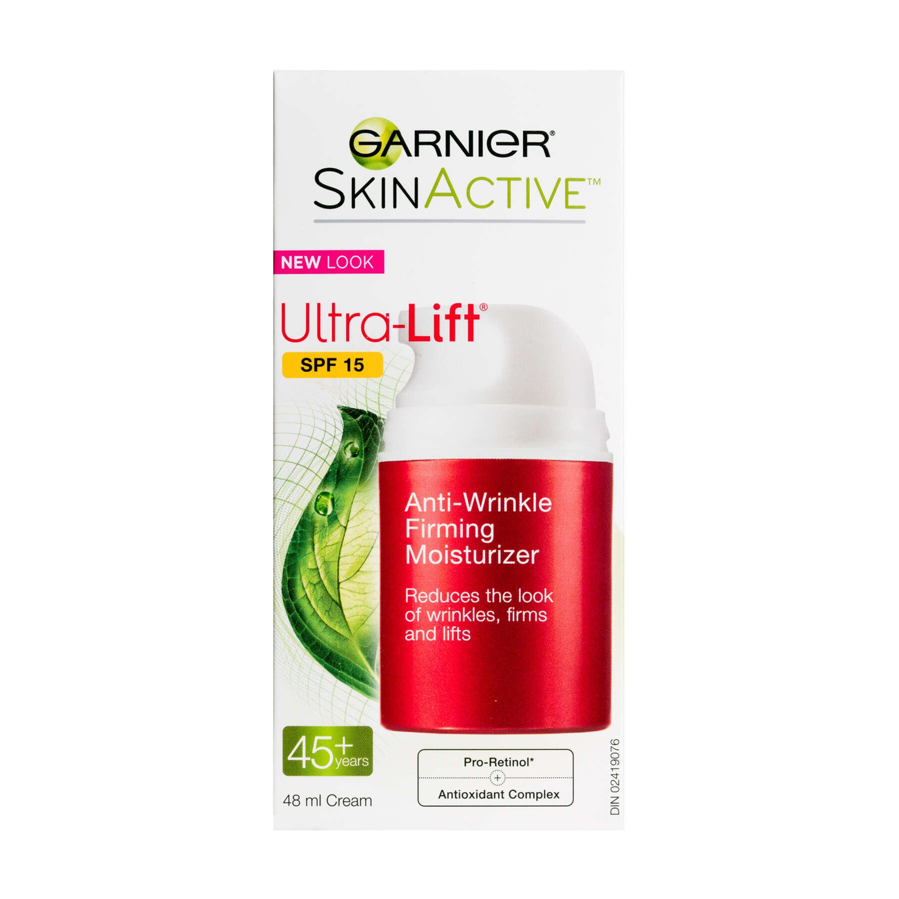 garnier cream skinactive ultra lift day cream spf15 48ml 0770103454511 boxed en