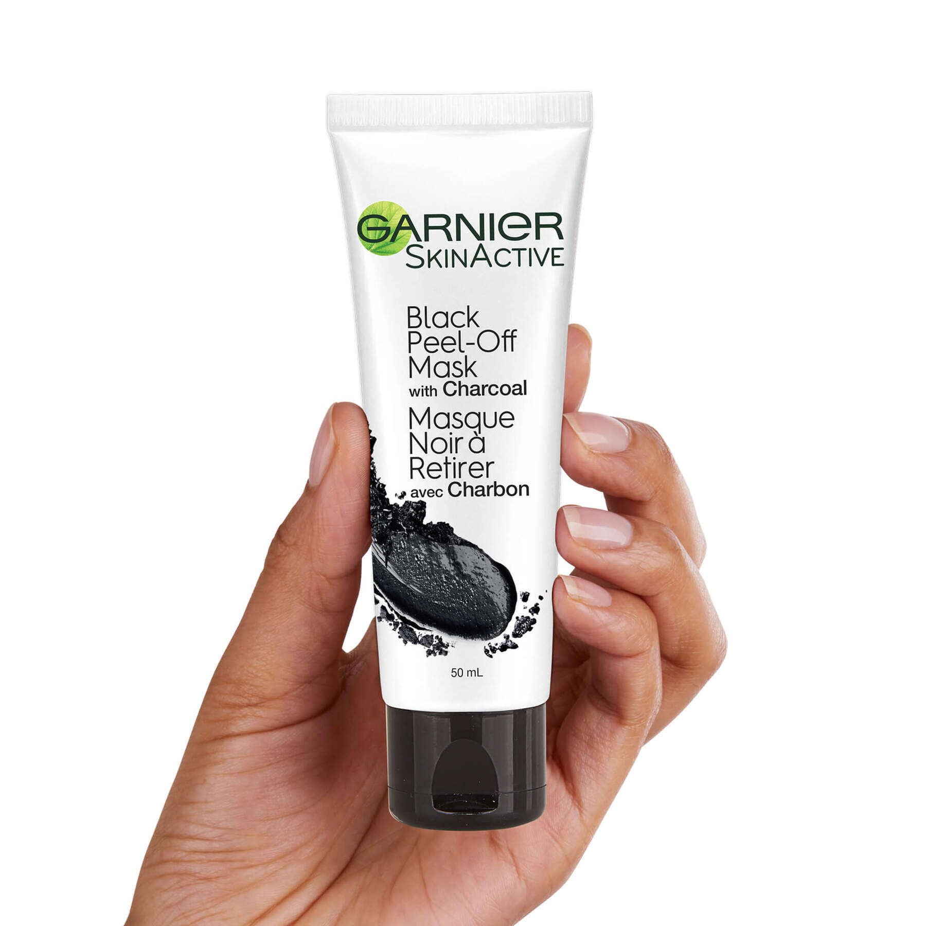 garnier mask skinactive black peeloff mask with charcoal603084555925 inhand