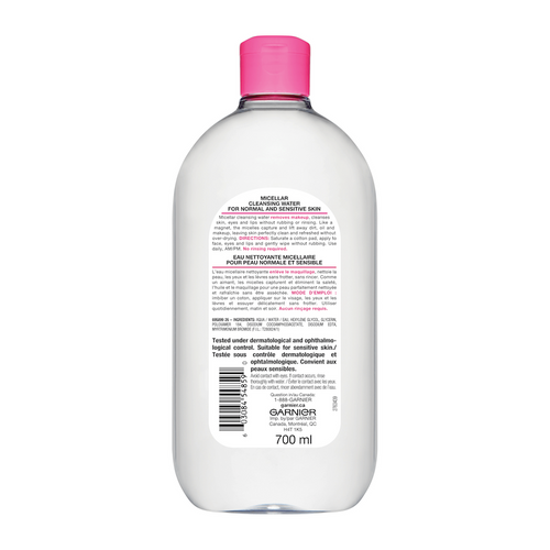 Micellar water ingredients 2025