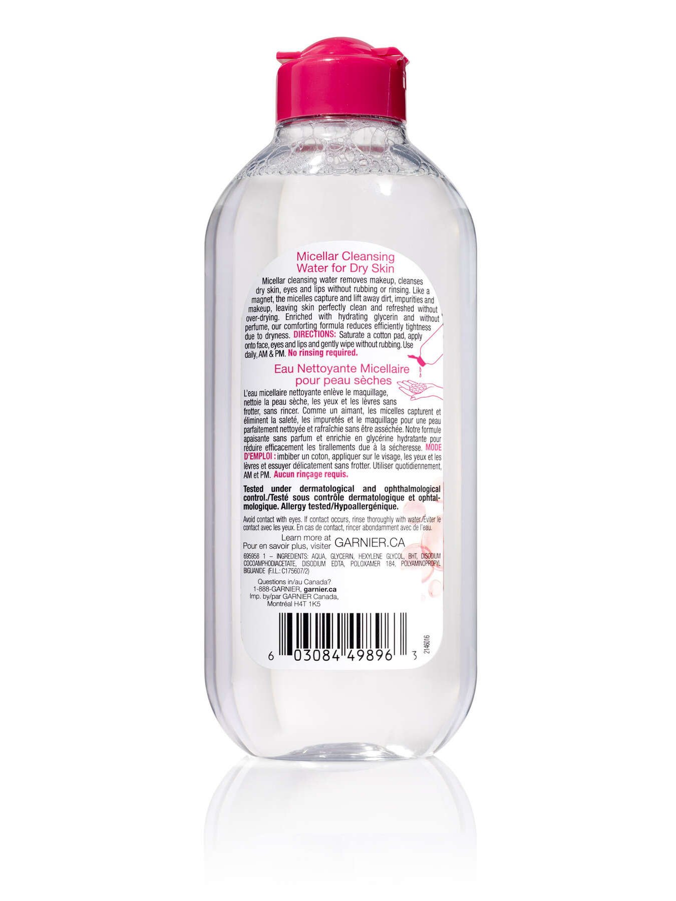 garnier cleanser skinactive allin1 micellar cleansing water for dry skin 400 ml 603084498963 t2