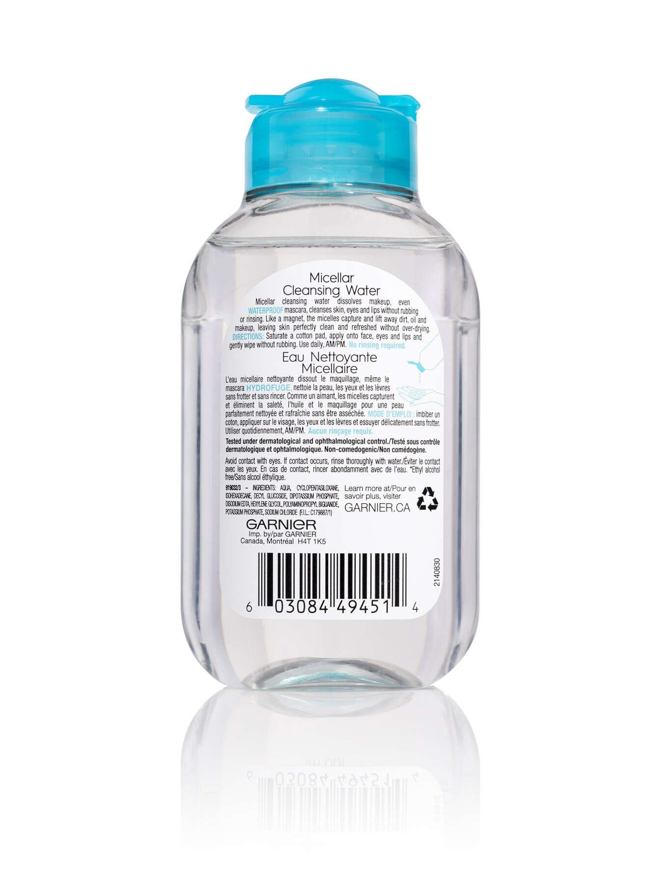 garnier cleanser skinactive micellar cleansing water allin1 waterproof travel size603084494514 t2
