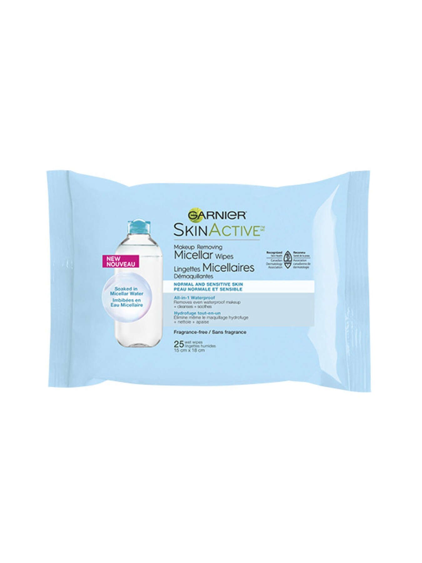 garnier cleanser skinactive micellar cleansing water allin1 waterproof wipes603084496969 t1