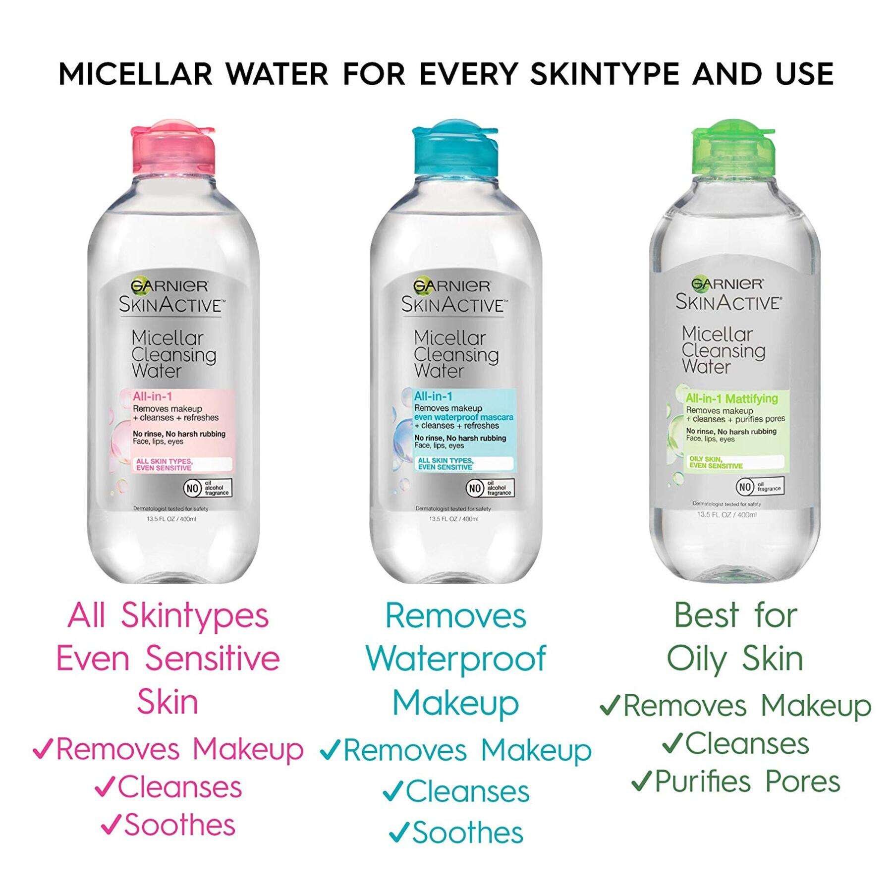Micellar Water Allin1 Waterproof Garnier Skin