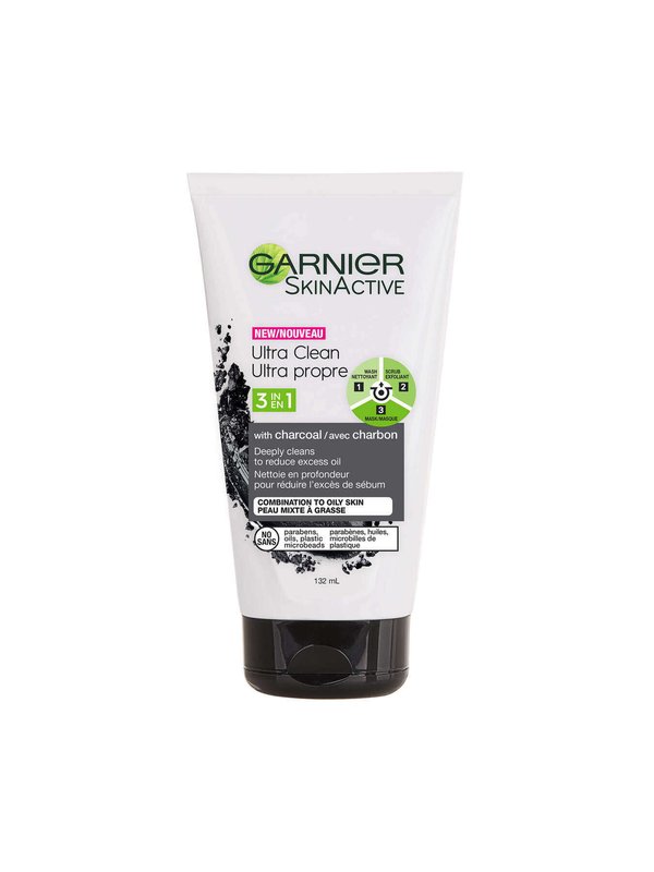 Garnier Skinactive Hautklar 3 In 1 Kohle Ultra Clean - 3-In-1 Charcoal Cleanser - Garnier Canada