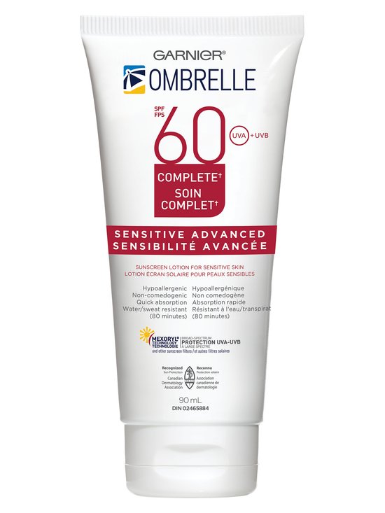 Ombrelle Dry Touch Sunscreen for Sensitive Skin Garnier