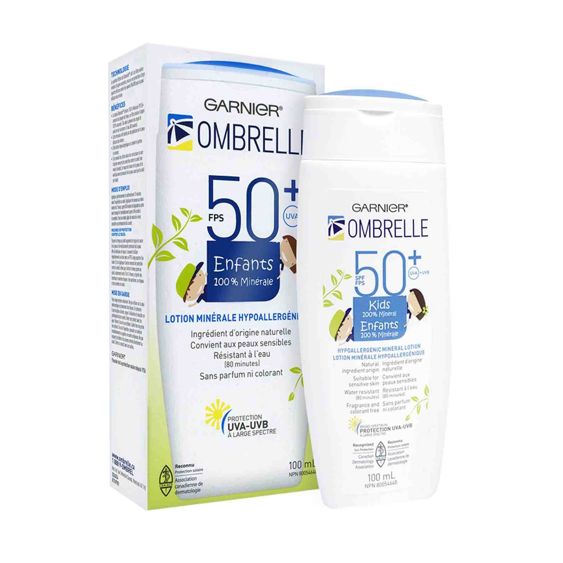 Mineral Lotion SPF 50+ Garnier Ombrelle Kids