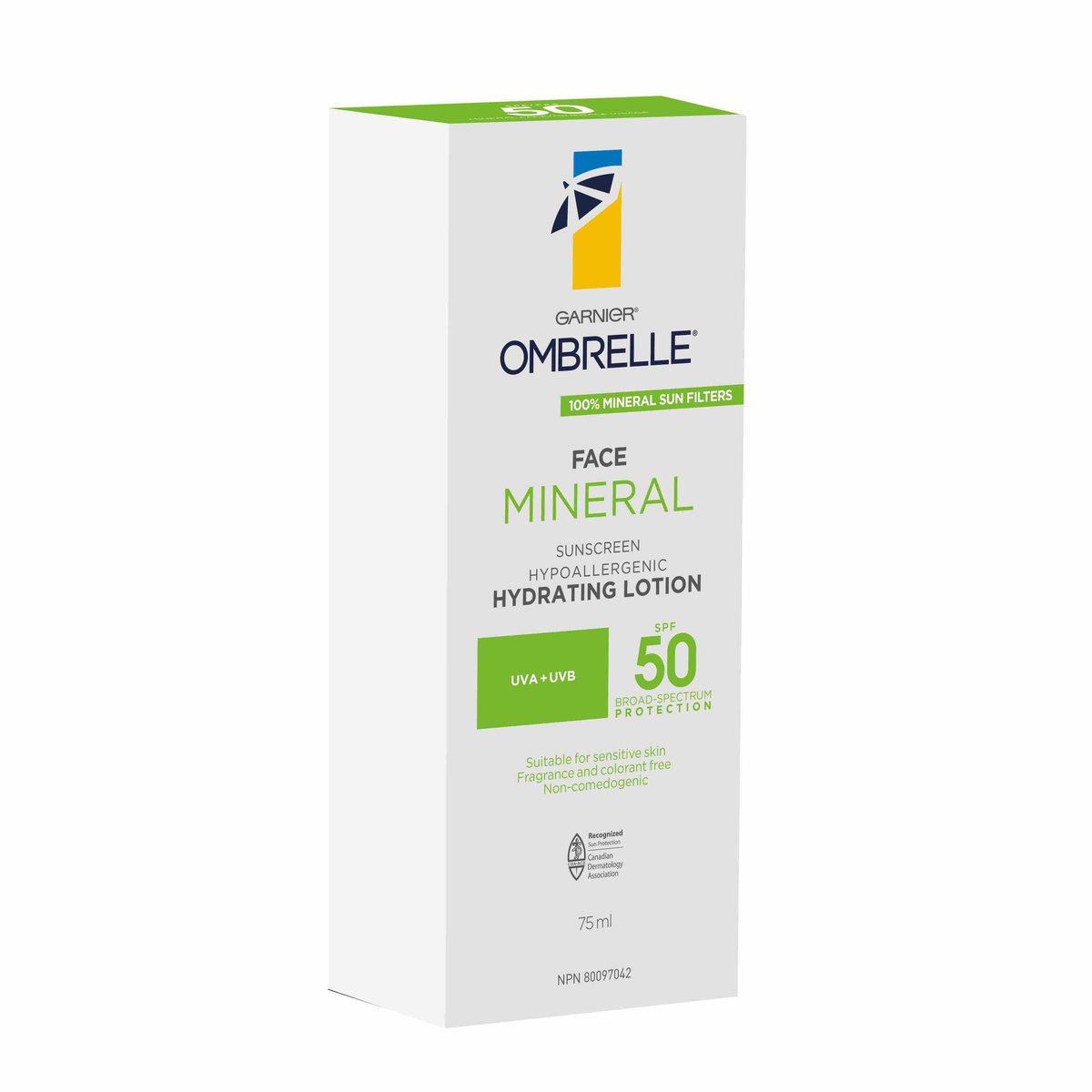 Face Mineral Hydrating Lotion Sunscreen, SPF 50 Garnier Ombrelle
