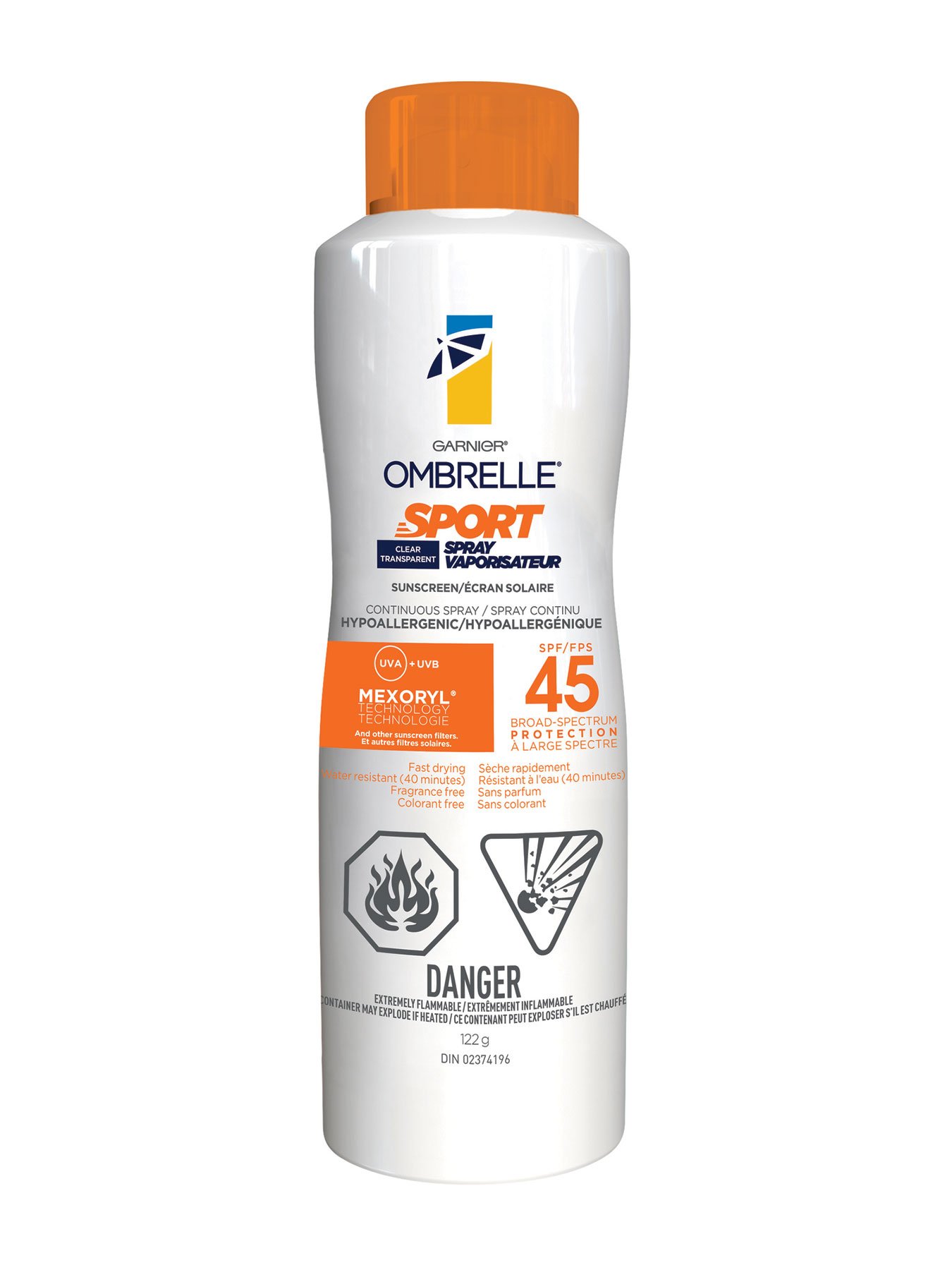 Continuous Spray SPF 45 Garnier Ombrelle Sport