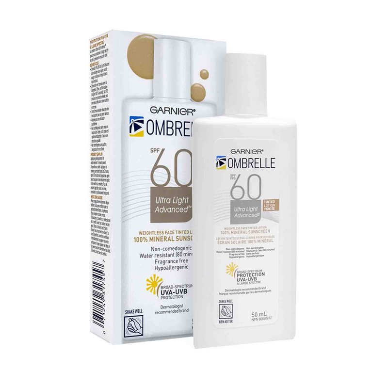 Ombrelle Mineral Face SPF 60 Sunscreen 50 ml Garnier CA