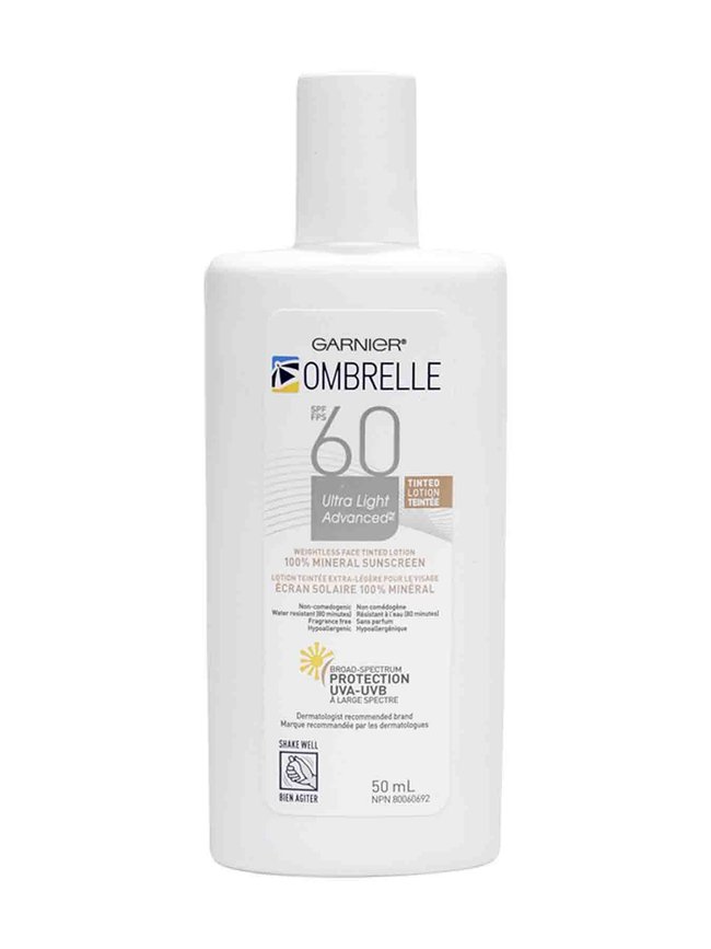 Ombrelle Mineral Face SPF 60 Sunscreen 50 ml Garnier CA