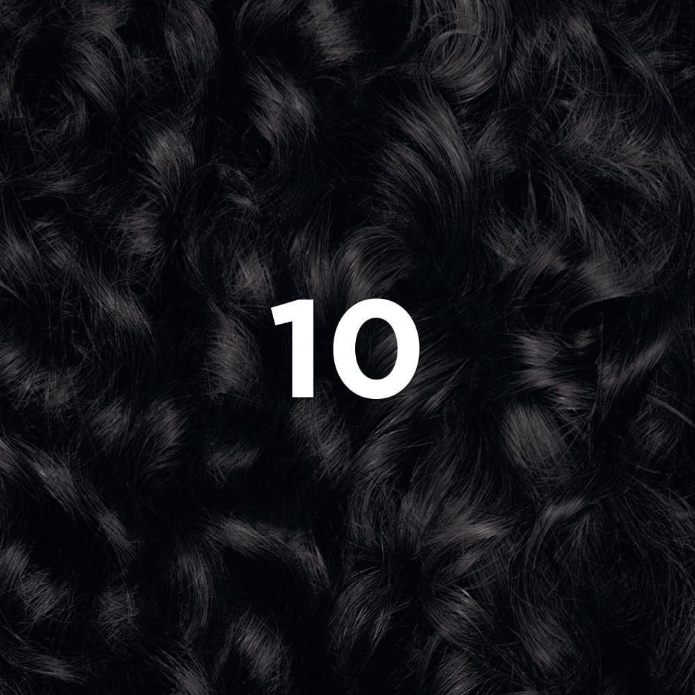 10 Natural Black