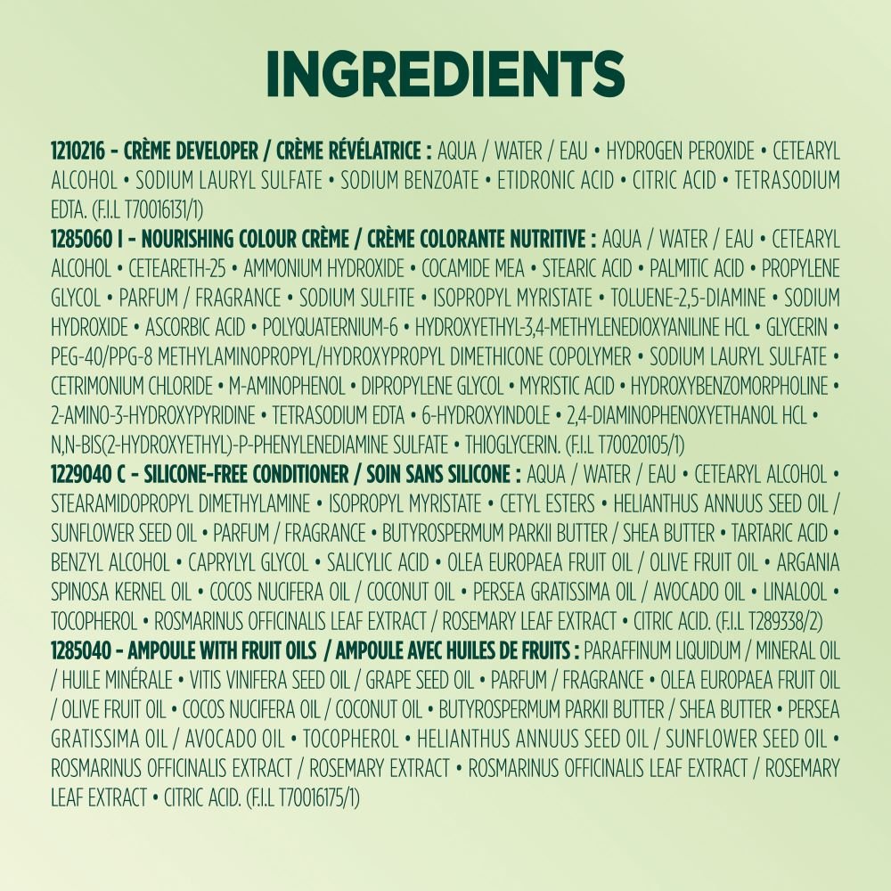 WFP 755029 ULTRA CREME 40 INGREDIENTS EN