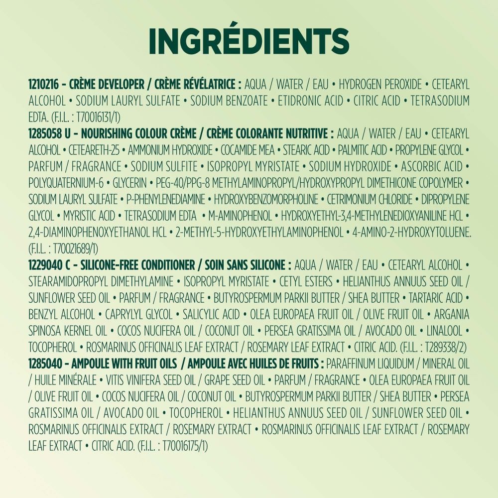 WFP 755029 ULTRA CREME 51 INGREDIENTS FR