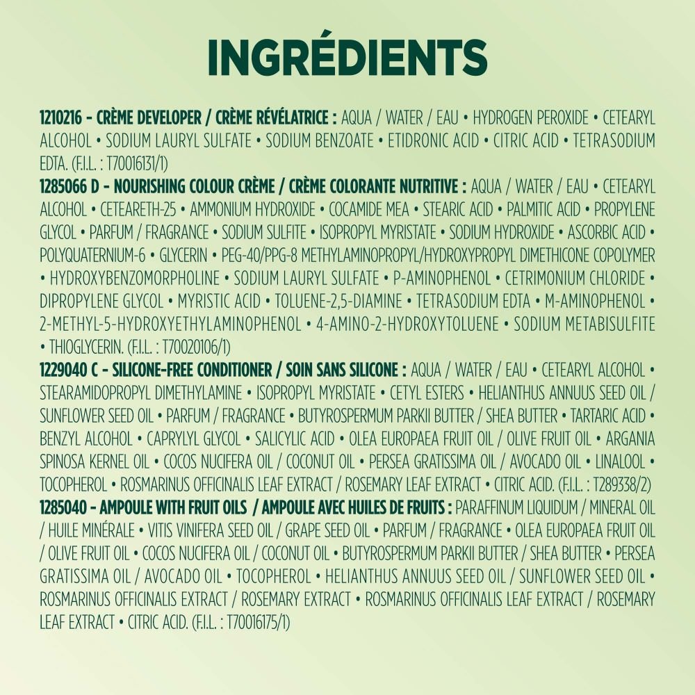 WFP 755029 ULTRA CREME 53 INGREDIENTS FR