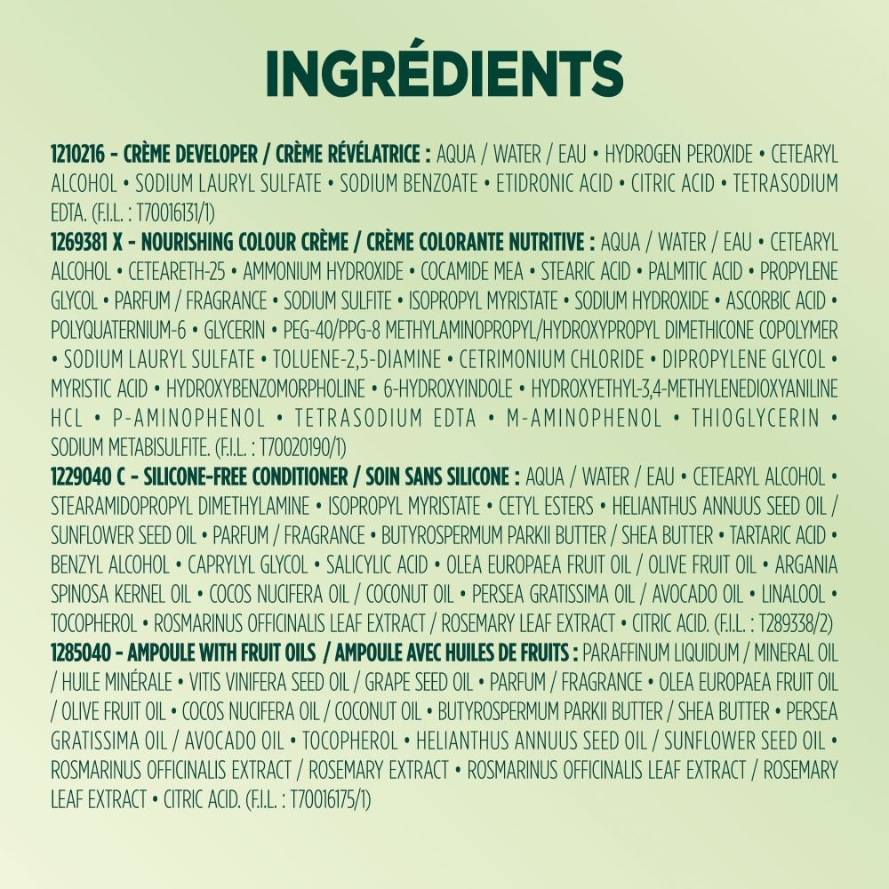WFP 755029 ULTRA CREME 634 INGREDIENTS FR
