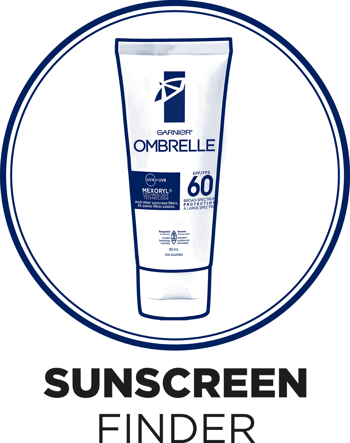 Ombrelle Ultra Light Face Sun Lotion SPF 50+ Garnier CA