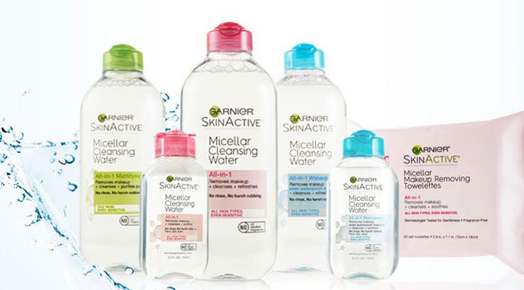 Micellar outlet cleansing water